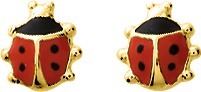 BOUCLES D OREILLES Enfant PLAQUE OR 105698