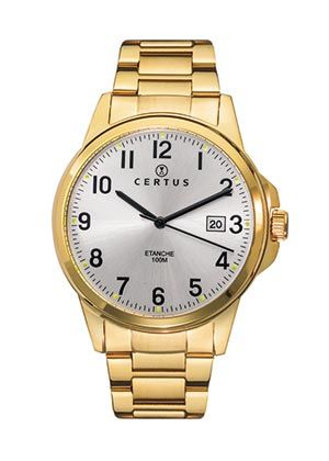 MONTRE Homme dorée CERTUS 617023