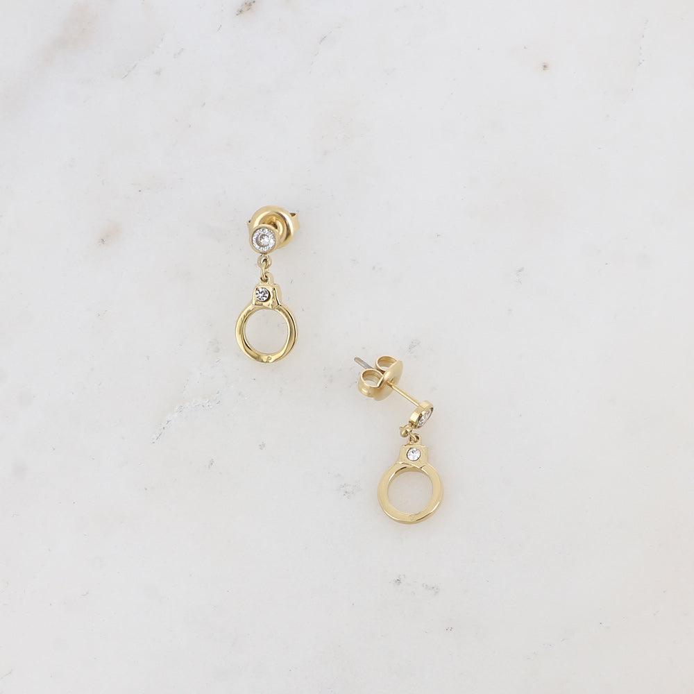 BOUCLES D OREILLES Femme ACIER MENOTTES BOHM