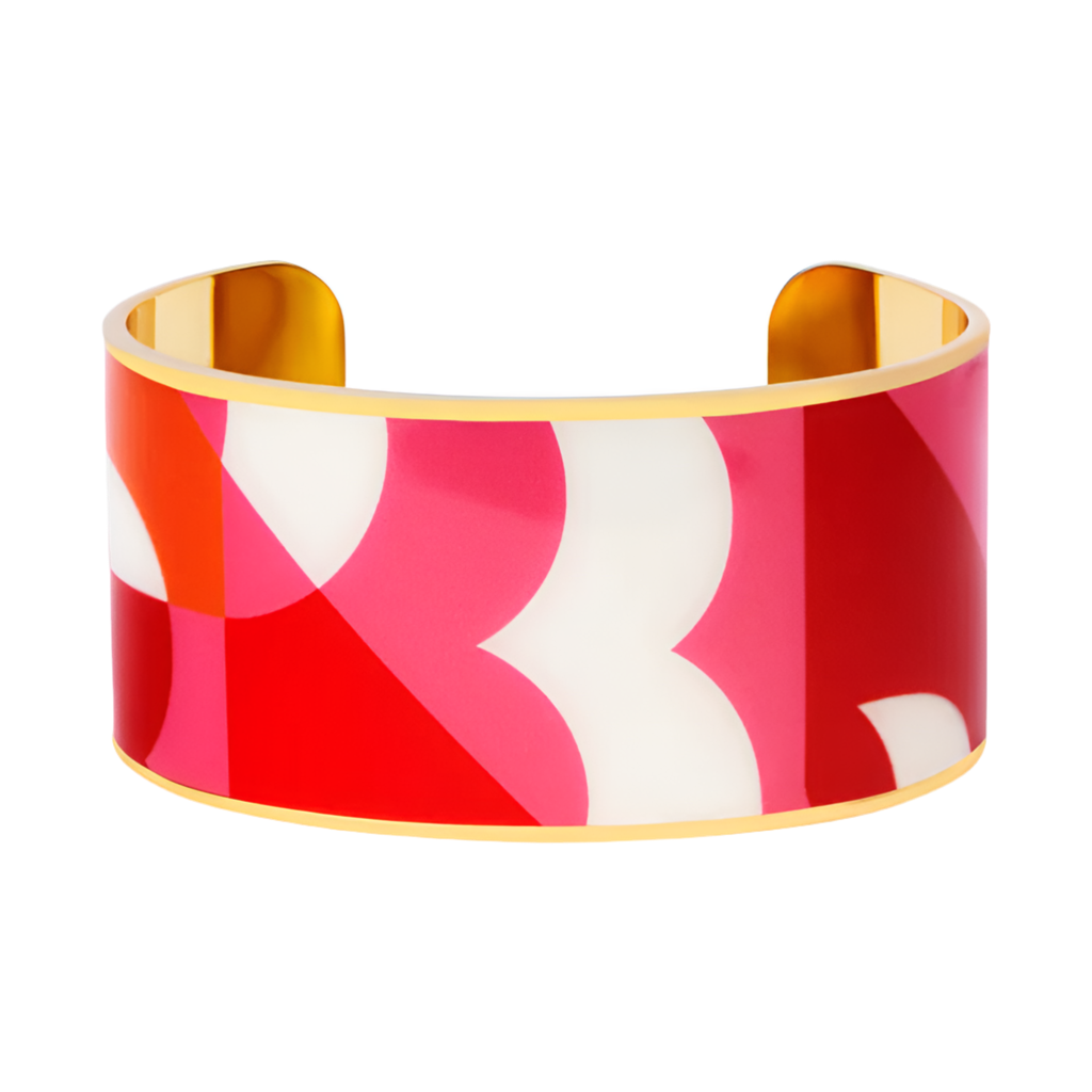 BRACELET Dame Manchette B.PRINT - Rouge Salsa BANGLE-UP