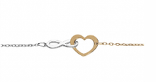 Charger l&#39;image dans la galerie, BRACELET Dame  coeur infini 023748
