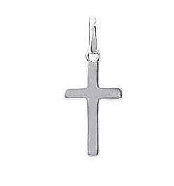 PENDENTIF CROIX mixte argent