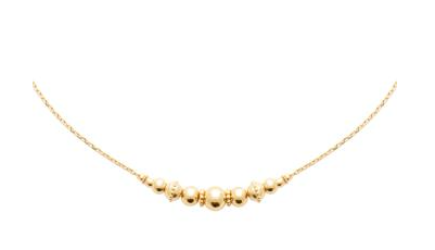 COLLIER Femme PLAQUE OR 92216245