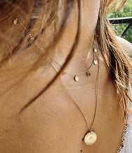 Charger l&#39;image dans la galerie, COLLIER Dame CONFETTIS acier doré ZAG SNS4242
