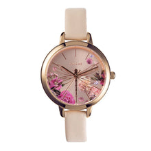 Charger l&#39;image dans la galerie, MONTRE OUI&amp;ME Femme FLEURETTE CUIR ROSE ME010354
