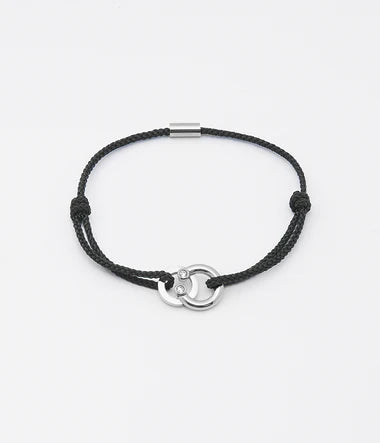 BRACELET Dame Acier inoxydable et cordon ZAG