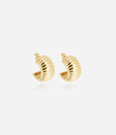 BOUCLES D'OREILLES Dame acier doré ZAG SEC22981-01UNI