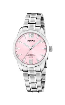 MONTRE Dame CALYPSO ACIER BLANC K5867/5