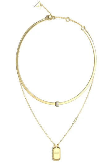 COLLIER Dame JEWELLERY acier doré GUESS JUBN04257JWYG