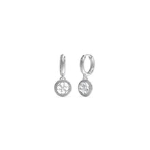 Charger l&#39;image dans la galerie, BOUCLES D&#39;OREILLES  dame LIFE IN 4G acier GUESS JUBE02135JWRH
