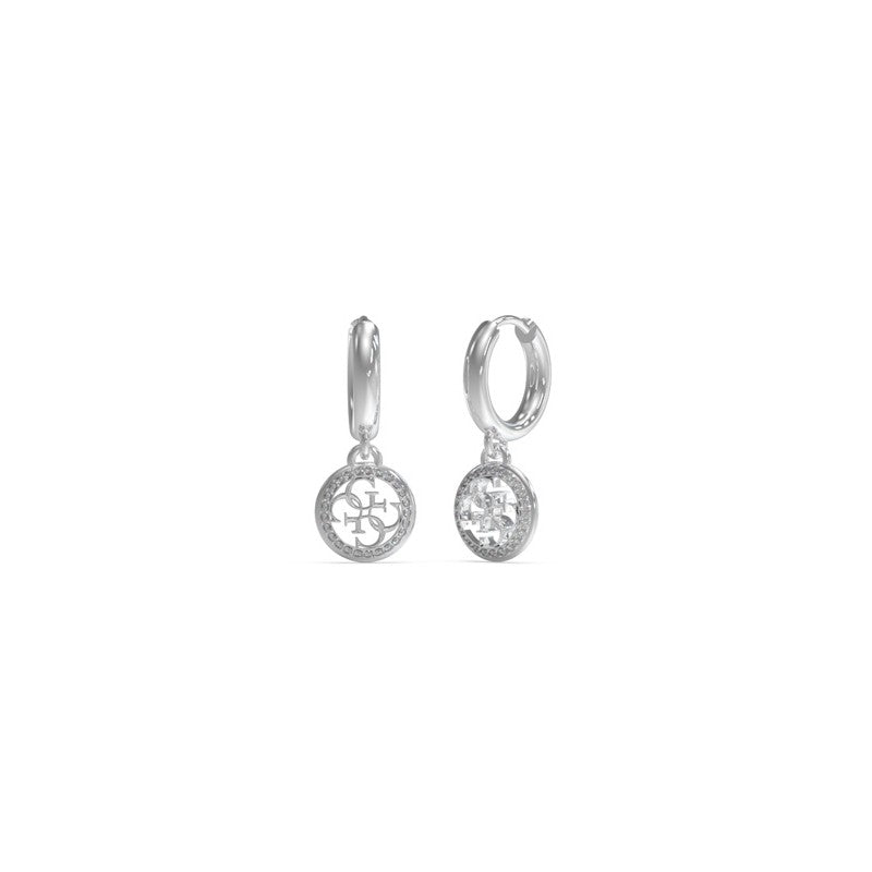 BOUCLES D'OREILLES  dame LIFE IN 4G acier GUESS JUBE02135JWRH