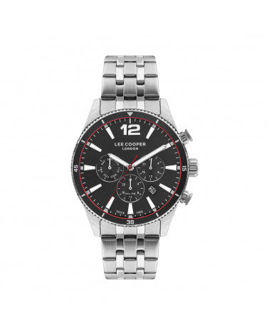 MONTRE HOMME LEE COOPER METAL ARGENTE KENT LC 07641.390