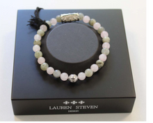 Charger l&#39;image dans la galerie, BRACELET Unisexe LABRADORITE / QUARTZ ROSE LAUREN STEVEN
