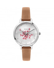 Charger l&#39;image dans la galerie, MONTRE OUI&amp;ME Femme FLEURETTE CUIR MARRON ME010349
