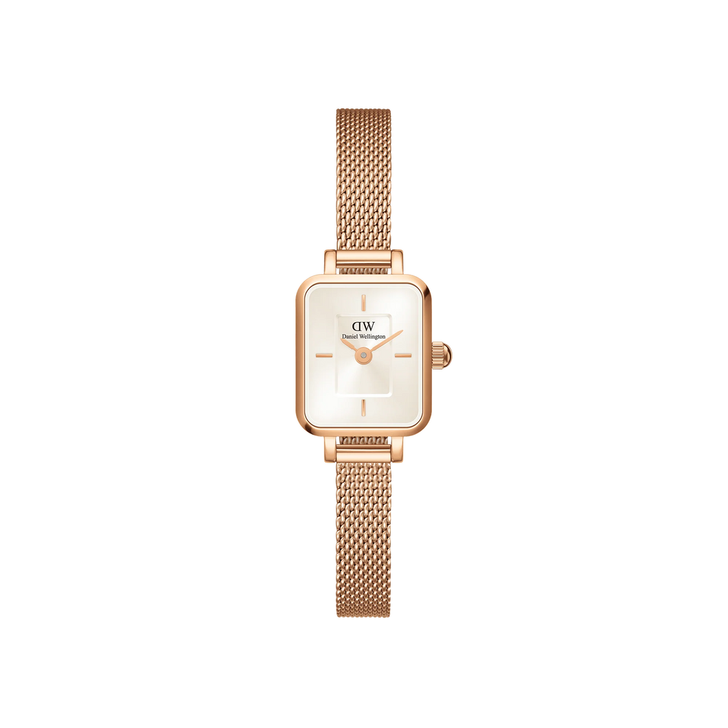 MONTRE Dame Quadro Mini Melrose Rose Gold Champagne DANIEL WELLINGTON DW00100651