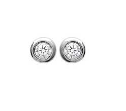 BOUCLES D OREILLES Dame ARGENT RHODIE OXYDE SERI CLOS 15115102