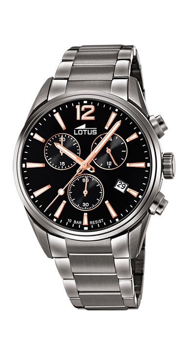 MONTRE LOTUS HOMME ACIER CHRONOGRAPHE 18682/2