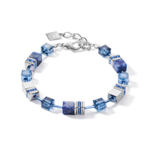 Charger l&#39;image dans la galerie, BRACELET Dame GeoCUBE® sodalite &amp; hématite bleu  4017/30-0700 COEUR DE LION
