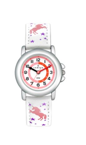 MONTRE CERTUS JUNIOR FILLE BLANC/ROSE LICORNE 647624