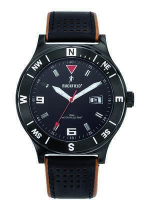 MONTRE HOMME RUCKFIEL CUIR ANALOGIQUE