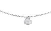 Charger l&#39;image dans la galerie, COLLIER ARGENT RHODIE 5 COEURS EN PAMPILLE
