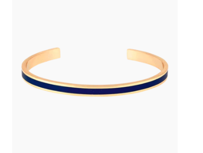 BRACELET JONC BANGLE UP BLEU NUIT BUP03-BAN-BAO44