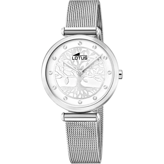 Montre Femme LOTUS en Acier Gris arbre de vie 18708/1